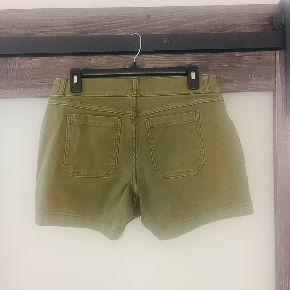 SPANX Army Green Shorts